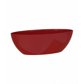 plastic-pot-recyclable-planter-oval-glossy-dark-red