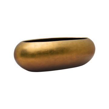 metallic-silver-leaf-boat-matt-honey30x75x25