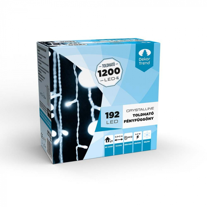 dekortrend-crystalline-toldhato-led-fenyfuggony-0-9x2-0-m-192-db-hideg-feher-led-del-atlatszo-kabel-kat-332