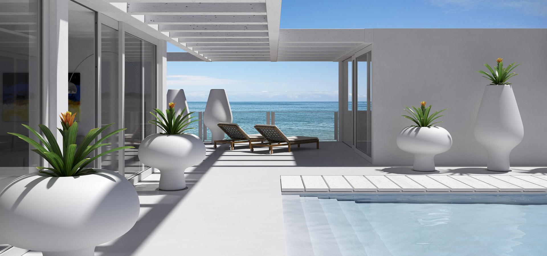 Luxus és elegáns kaspók, növények - For Garden